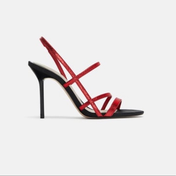 Zara Shoes - Red Zara Sandals
